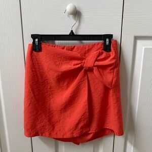 Front Knot Mini Skort, M